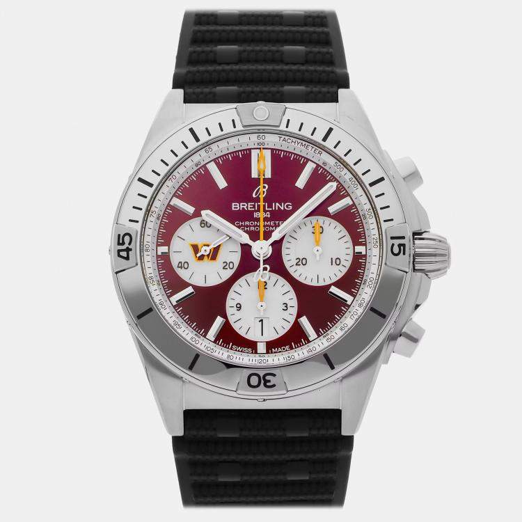 مملوكة مسبقًا Pre-Owned Breitling Chronomat B01 NFL Washington Commanders AB01342B1K3S1