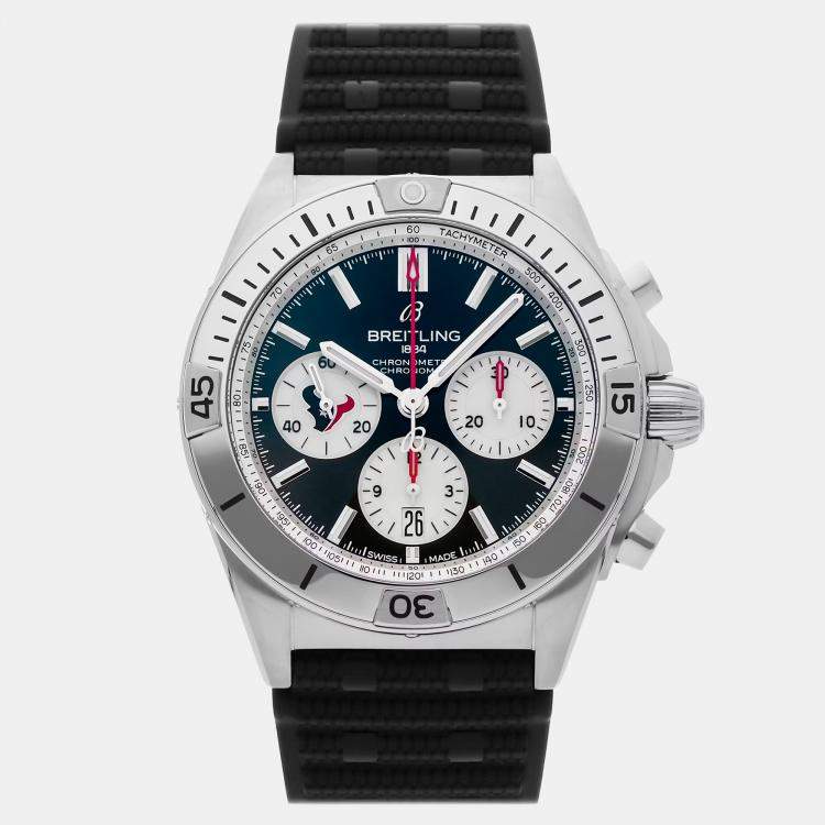 Pre Owned Pre-Owned Breitling Chronomat B01 NFL Houston Texas Edition AB01342B1CBS1 Automatic 42 mm