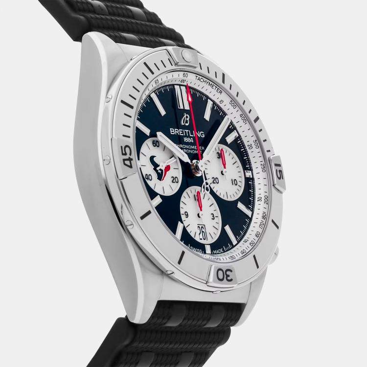 Pre Owned Pre-Owned Breitling Chronomat B01 NFL Houston Texas Edition AB01342B1CBS1 Automatic 42 mm