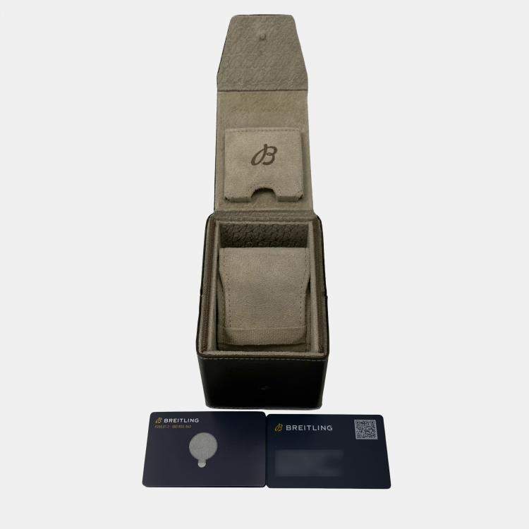 Pre Owned Pre-Owned Breitling Chronomat B01 NFL New Orleans Saints AB01342B1B4S1 Automatic 42 mm