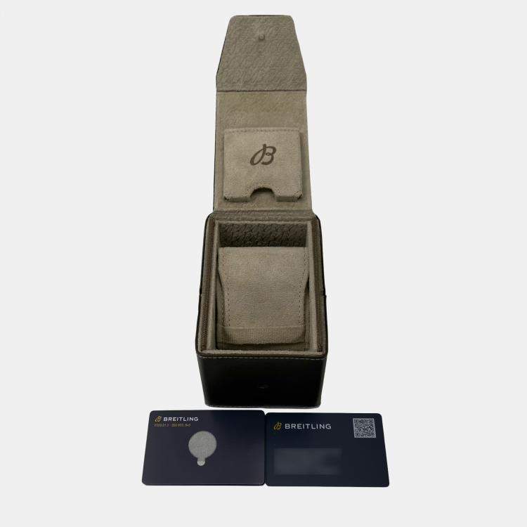 Pre Owned Pre-Owned Breitling Chronomat B01 NFL Indianapolis Colts AB01342B1C2S1 Silver Manual Winding Stainless Steel Men's Wristwatch 42 MM