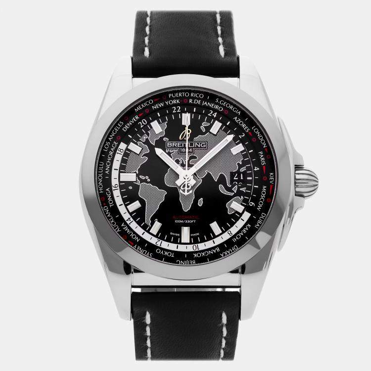 Pre Owned Pre-Owned Breitling Galactic Unitime Sleek T WB3510U4/BD94 Automatic 44 mm