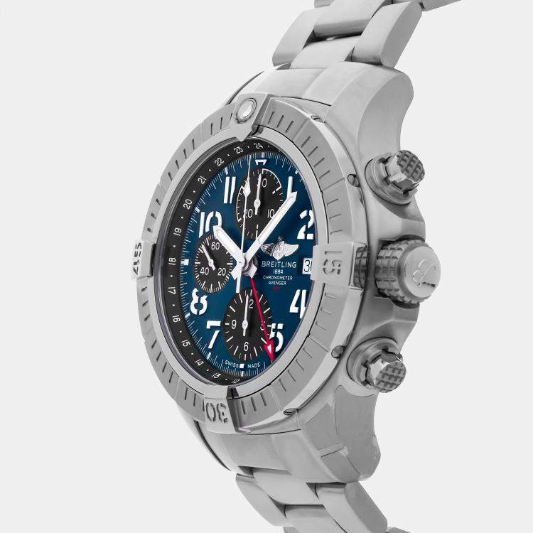 Pre Owned Pre-Owned Breitling Avenger Chronograph GMT A24315101C1A1