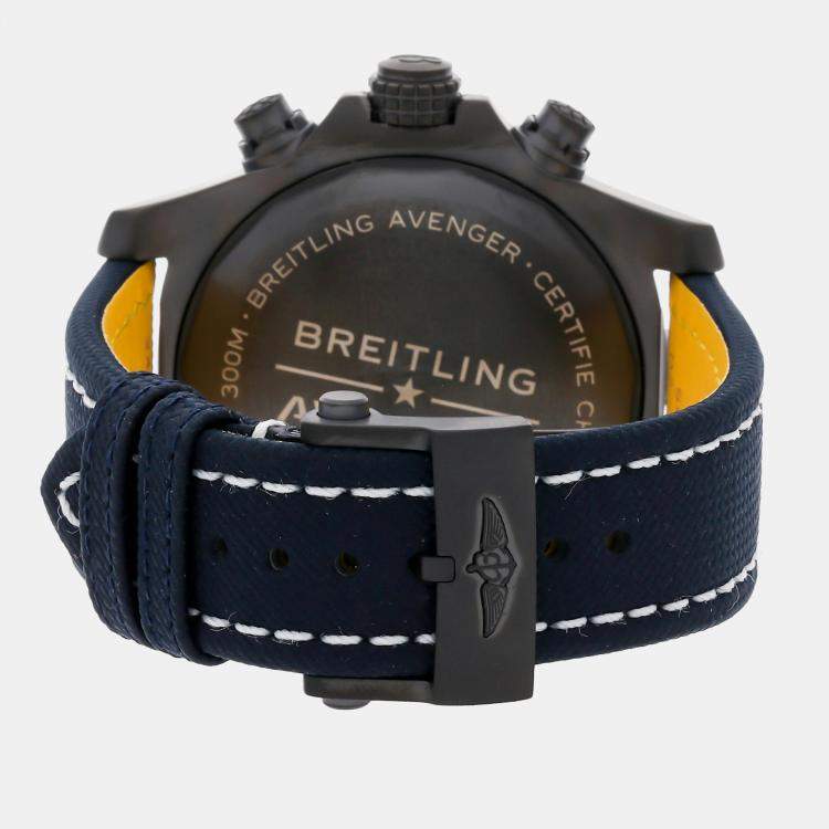 مملوكة مسبقًا Pre-Owned Breitling Super Avenger Chronograph Night Mission V13375101C1X2 Automatic 48 mm