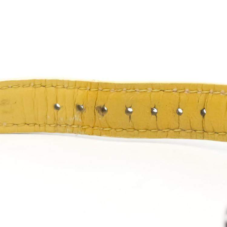 Pre Owned Breitling Pink MOP 18K Yellow Gold And Stainless Steel Callistino Men's Wristwatch 27 MM 