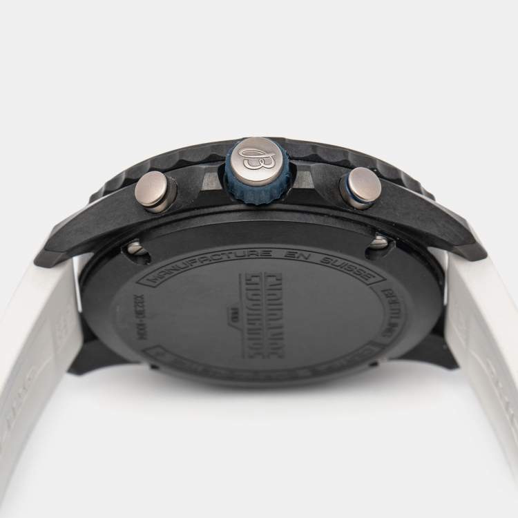 Pre Owned Breitling Black Breitlight Rubber Endurance Pro X82310 Men's Wristwatch 44 mm