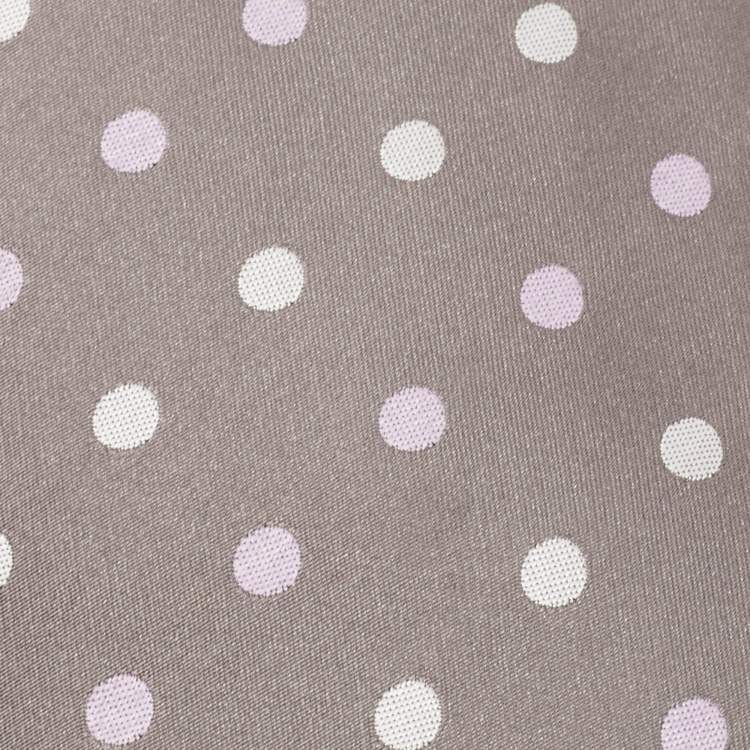 Pre Owned Brioni Grey Polka Dot Jacquard Silk Tie