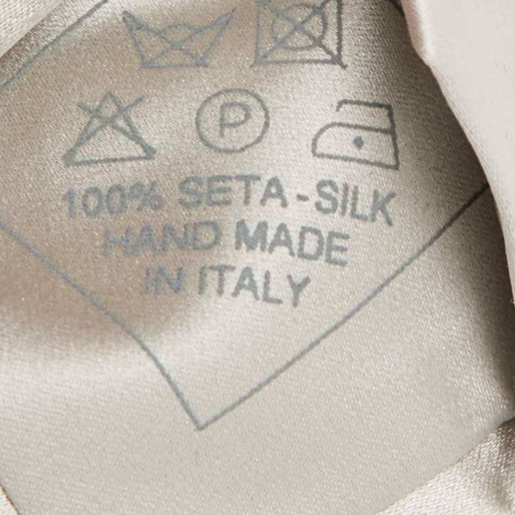 Pre Owned Brioni Grey Silk Classic Tie