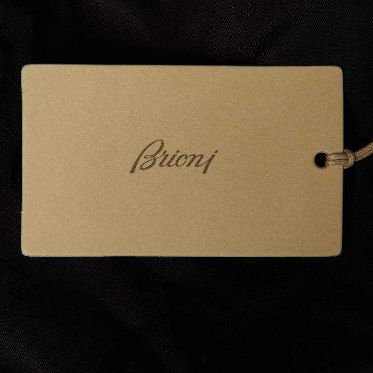 مملوكة مسبقًا Brioni Beige Linen &Cotton Blend Sidney Bermuda Shorts S