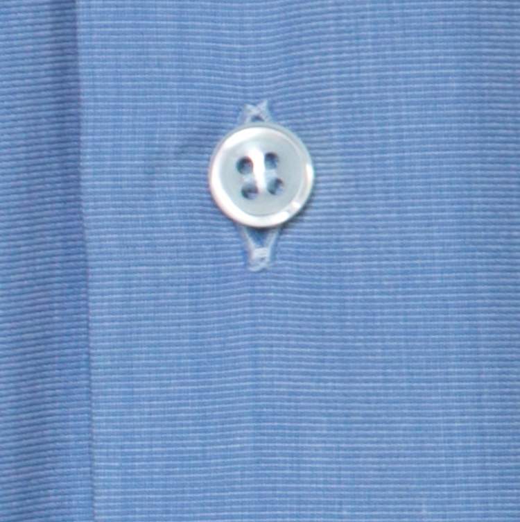 Pre Owned Brioni Blue Cotton Button Front Regular Fit Shirt XXXL