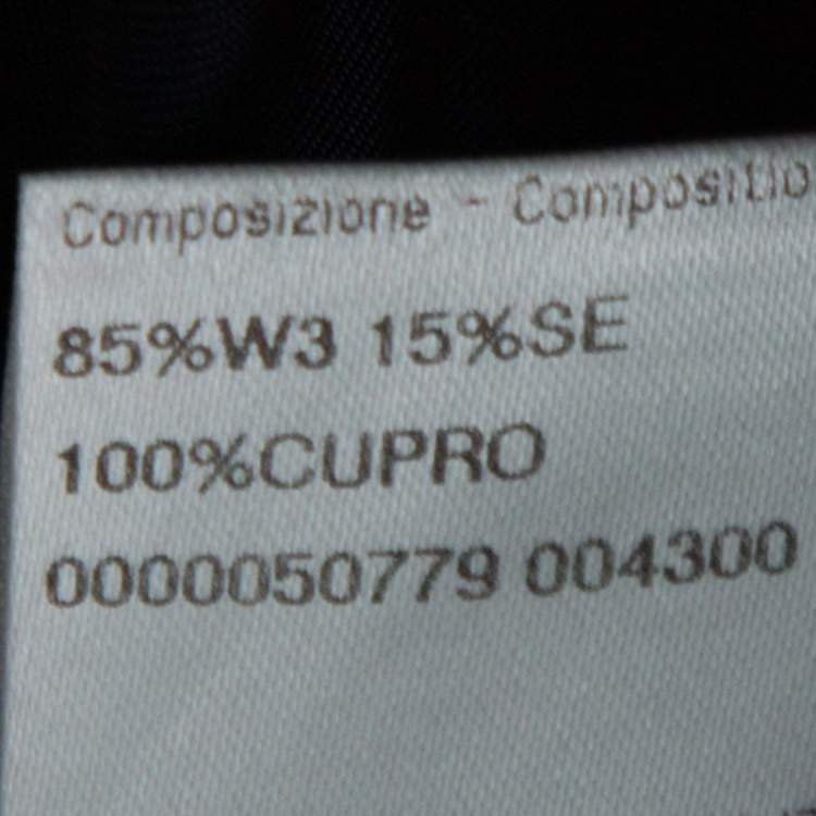 Pre Owned Brioni Navy Blue Wool and Silk Striped Parlamento Suit XXL