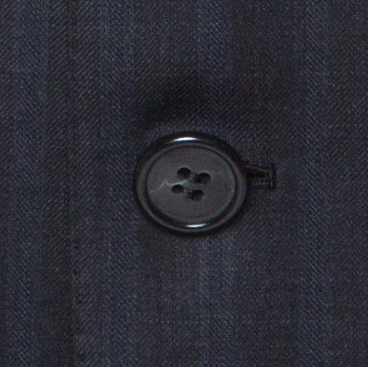 مملوكة مسبقًا Brioni Super 150s Palatino Grey Striped Wool Suit XL