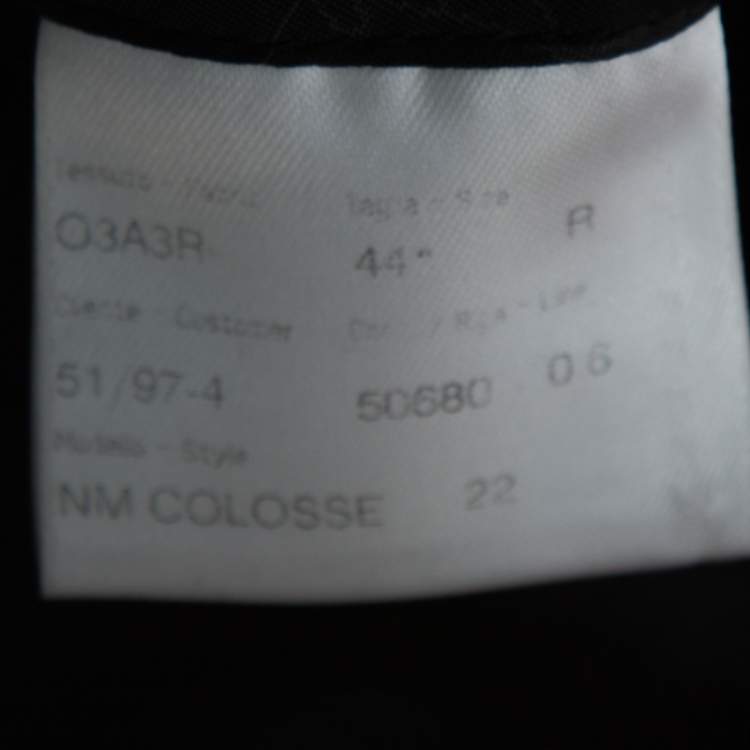 Pre Owned Brioni Grey Wool Striped NM Colosse Suit XXL