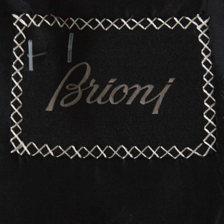 Pre Owned Brioni Grey Wool and Silk NM Estense Suit XXL