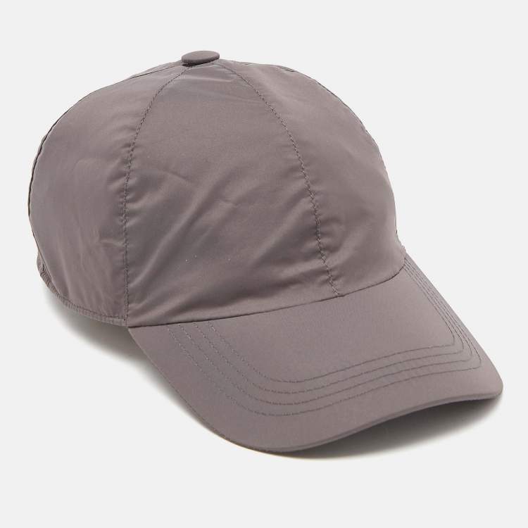 Pre Owned Brunello Cucinelli Taupe Technical Cap L