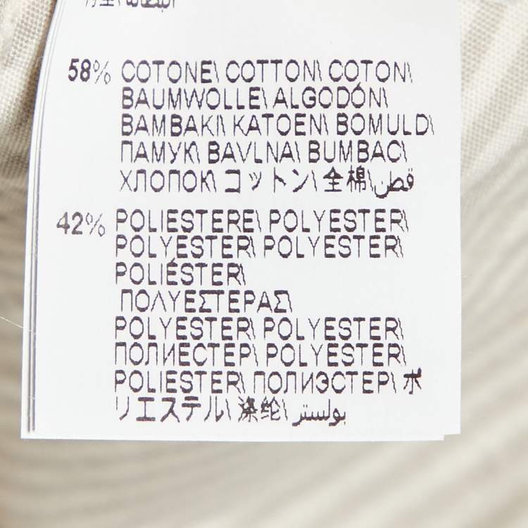 مملوكة مسبقًا Brunello Cucinelli Cream Cotton & Linen Shorts M