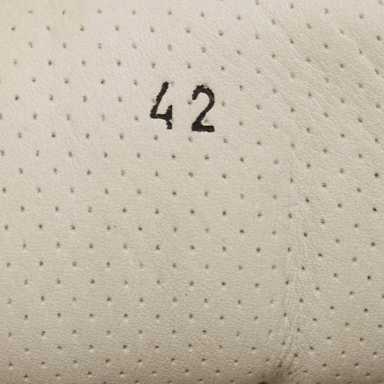 Pre Owned Brunello Cucinelli Blue Nubuck  Low Top Sneakers Size 42