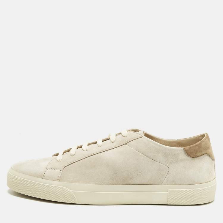 مملوكة مسبقًا Brunello Cucinelli Size 43 Beige/Brown Suede Low Top Sneakers