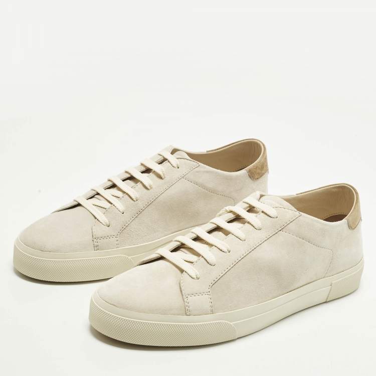 مملوكة مسبقًا Brunello Cucinelli Size 43 Beige/Brown Suede Low Top Sneakers