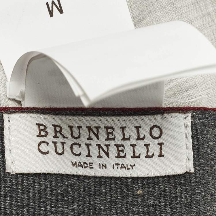 Pre Owned Brunello Cucinelli Ecru Technical Microfiber Baseball Cap M 