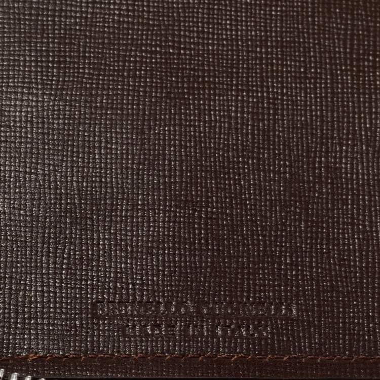 مملوكة مسبقًا Brunello Cucinelli Brown Leather Zip Around iPad Case
