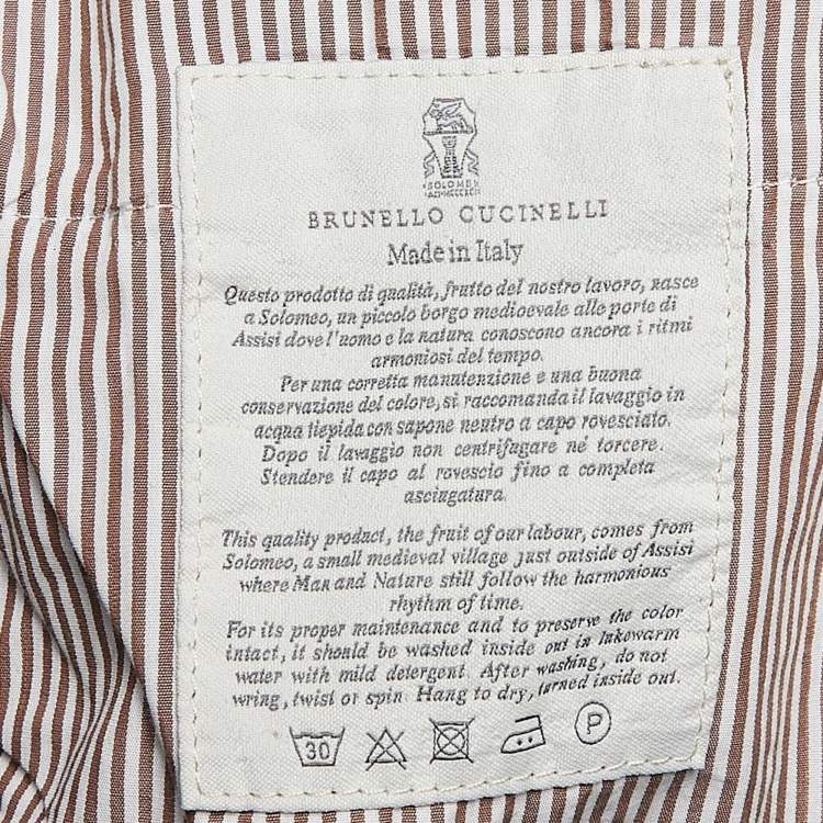 Pre Owned Brunello Cucinelli Blue Denim Leisure Fit Jeans S Waist 31"