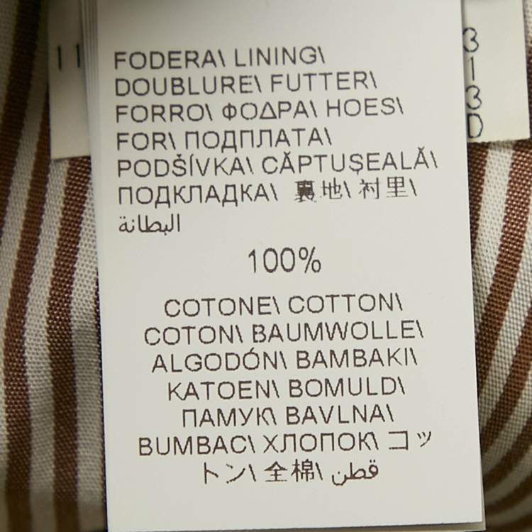 Pre Owned Brunello Cucinelli Navy Blue Cotton Leisure Fit Pants L