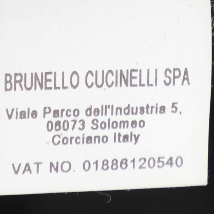 مملوكة مسبقًا Brunello Cucinelli Black Denim Traditional Fit Jeans M