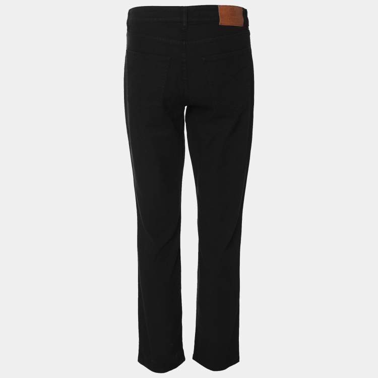 مملوكة مسبقًا Brunello Cucinelli Black Denim Traditional Fit Jeans M