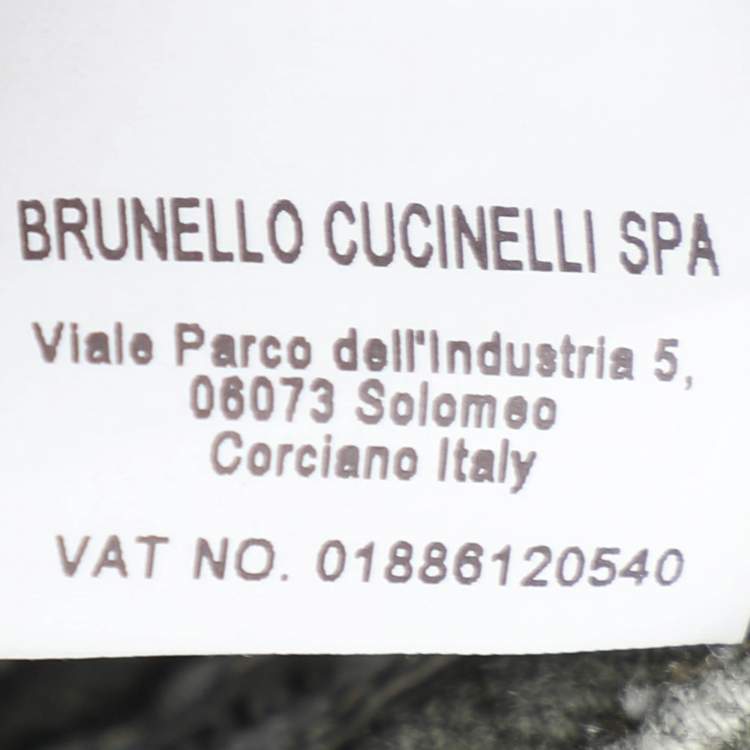 Pre Owned Brunello Cucinelli Green Denim Traditional Fit Jeans M