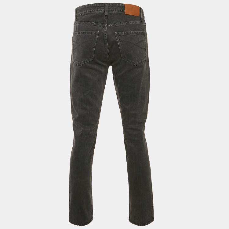 مملوكة مسبقًا Brunello Cucinelli Black Denim Traditional Fit Jeans S Waist 30"
