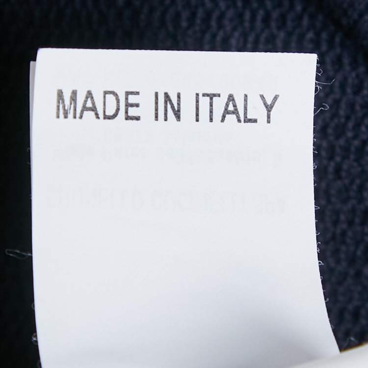 Pre Owned Brunello Cucinelli Blue Cotton Drawstring Shorts XL