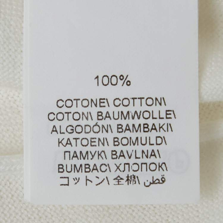 مملوكة مسبقًا Brunello Cucinelli White Cotton Knit Crewneck T-Shirt M