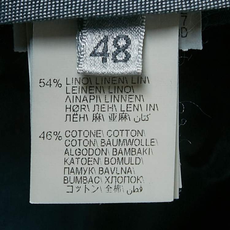 مملوكة مسبقًا Brunello Cucinelli Blue Cotton Trousers M