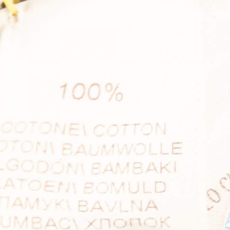 Pre Owned Brunello Cucinelli Blue Cotton Button Down Leisure Fit Shirt S