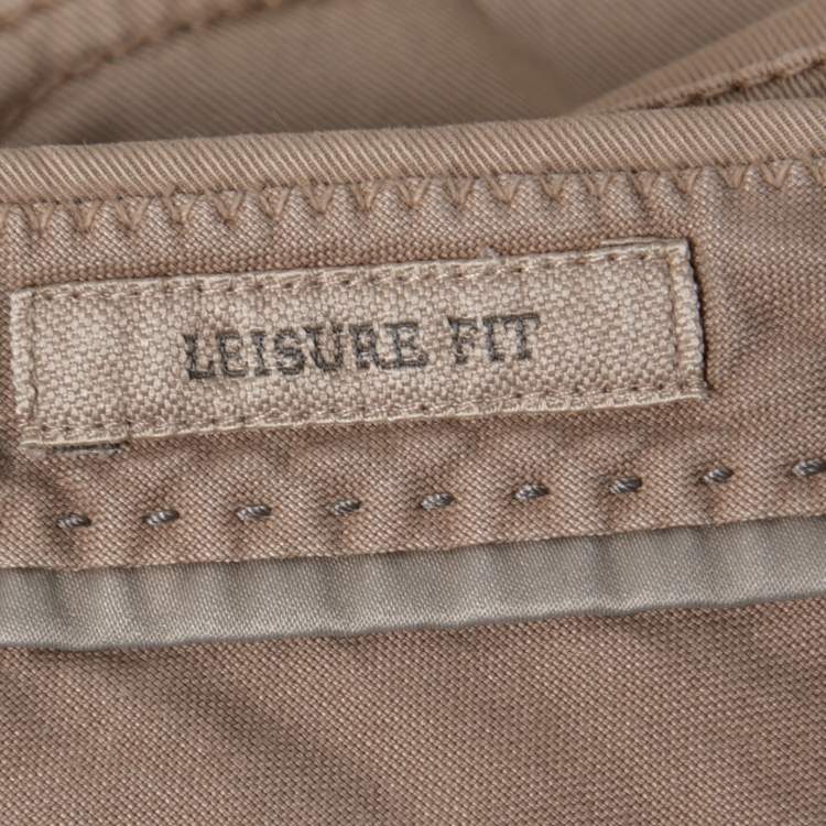 Pre Owned Brunello Cucinelli Beige Cotton Cargo Pants XL 