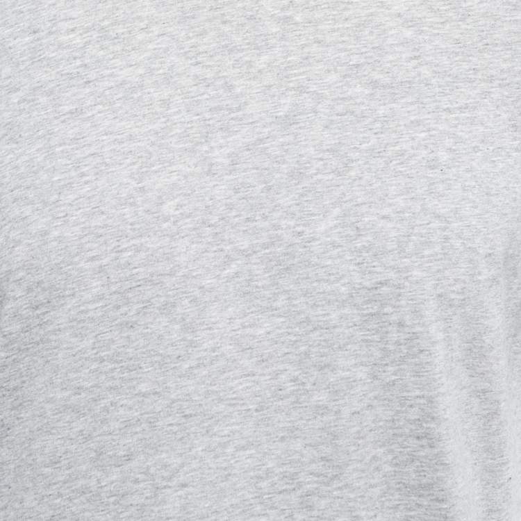 Pre Owned Brunello Cucinelli Grey Cotton Layered Effect Slim Fit T-Shirt L