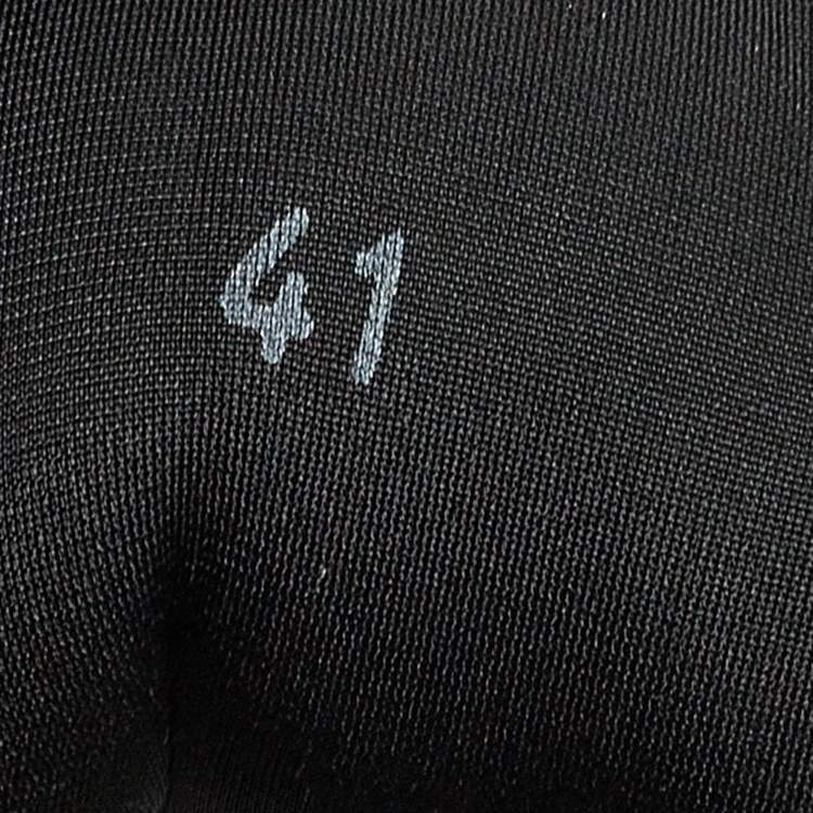 Pre Owned Brunello Cucinelli Black Suede and Fabric Low Sneakers Size 41