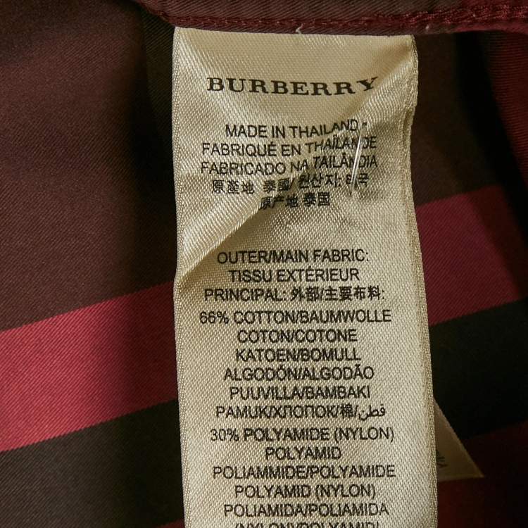Pre Owned Burberry Brit Pink/Multicolor Tartan Check Cotton Button Front Shirt L