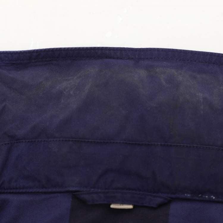 Pre Owned Burberry Brit Navy Blue Jacket L