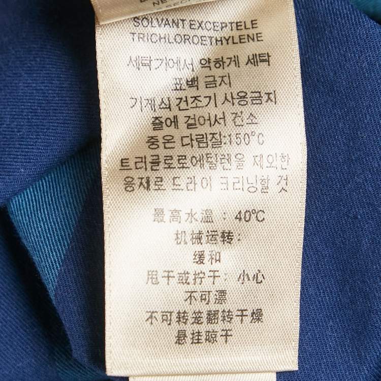 Pre Owned Burberry Brit Blue House Check Print Cotton Shirt L