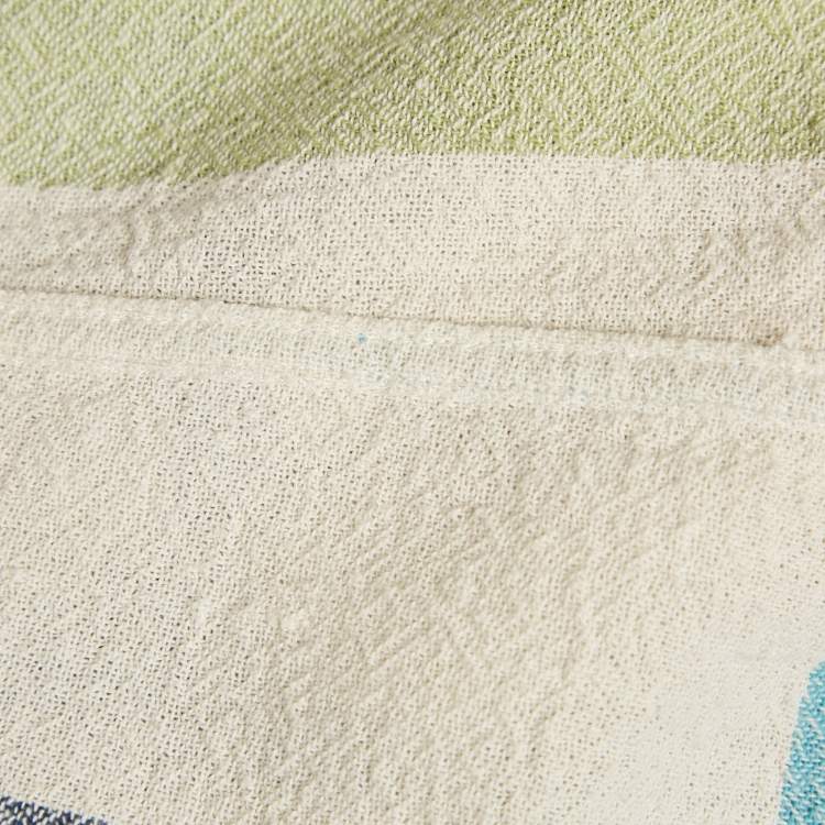 Pre Owned Burberry Brit Multicolor Nova Check Cotton Button Front Shirt M