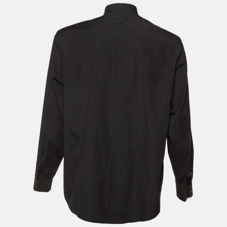 Pre Owned Burberry Brit Logo Embroidered Cotton Shirt XXL