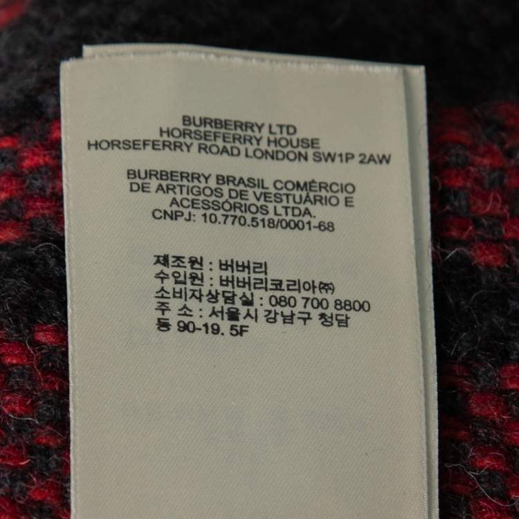 Pre Owned Burberry Brit Brown Leather Shearling Collar Biker Jacket L