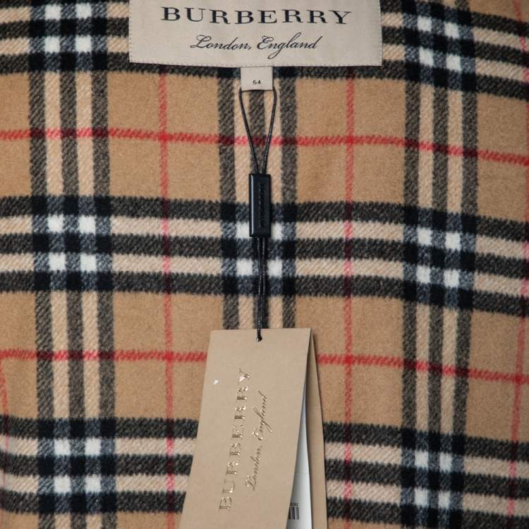 Pre Owned Burberry Antique Yellow Regular Chelsea and Kensington Fit Heritage Coat Warmer XXL