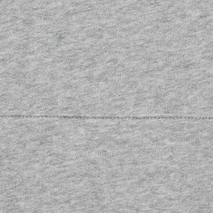 Pre Owned Burberry Grey Knit Monogram And Equestrian Knight Embroidery Hoodie XS