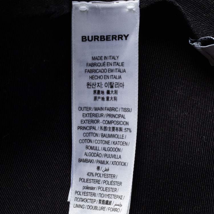 Pre Owned Burberry London Beige Vintage Check Baseball Cap M