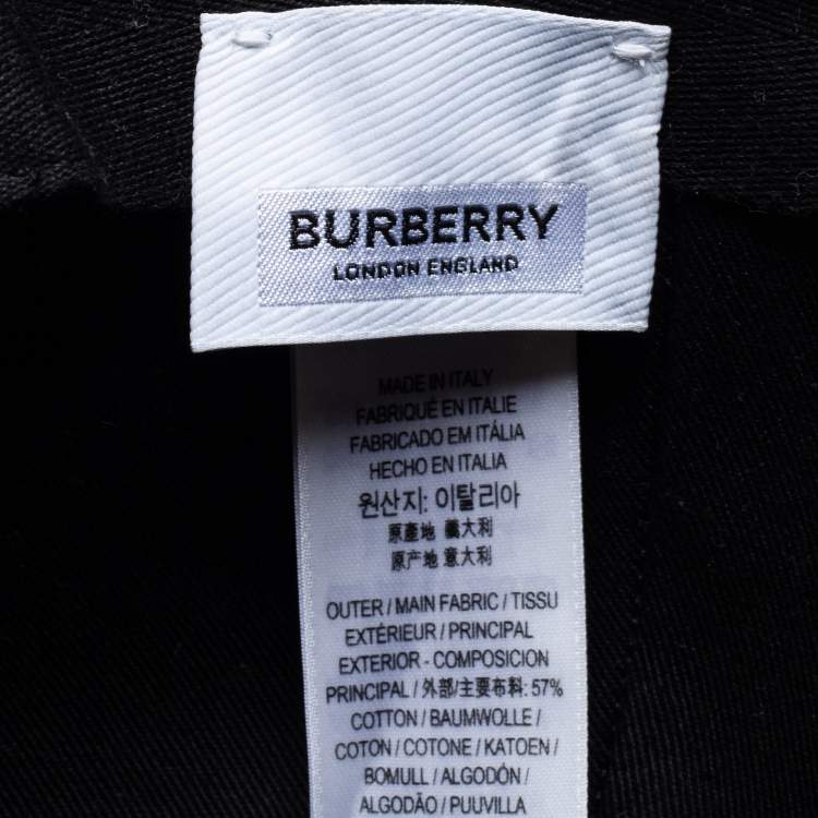 Pre Owned Burberry London Beige Vintage Check Baseball Cap M