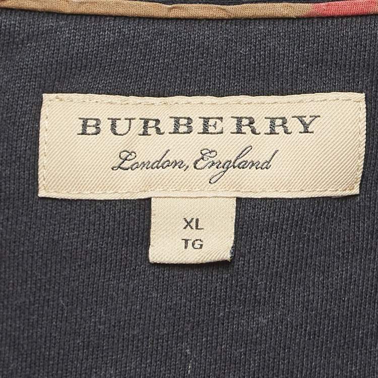 Pre Owned Burberry London Black Monster Rabbit Print Cotton Knit Sweatshirt XL