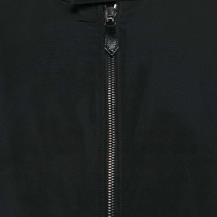 Pre Owned Burberry London Black Synthetic Zip-Up Jacket S